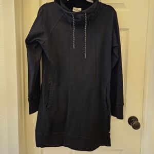 American Giant, M, Black Hoodie Dress